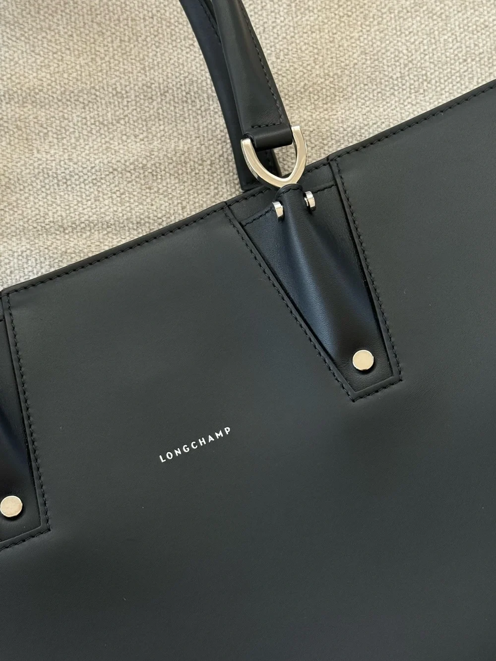longchamp paris premier leather tote
